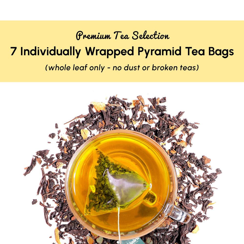Lemon Ginger Black Tea leaves and blend